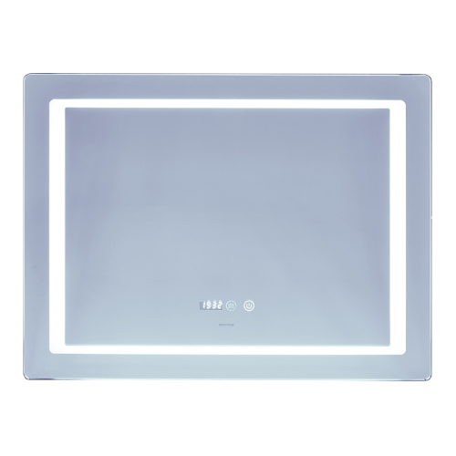Зеркало Mixxus Style MR03-80x60 (часы, LED-подсветка, антизапотевание) (MI6005)