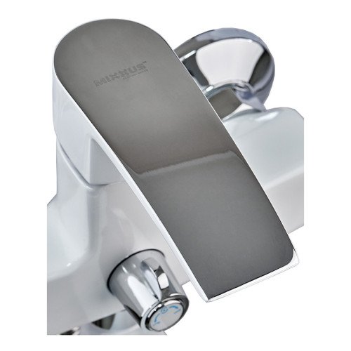 Змішувач для ванної кімнати Mixxus Magnum 006 (Euro) White-Chrome (MI6202)