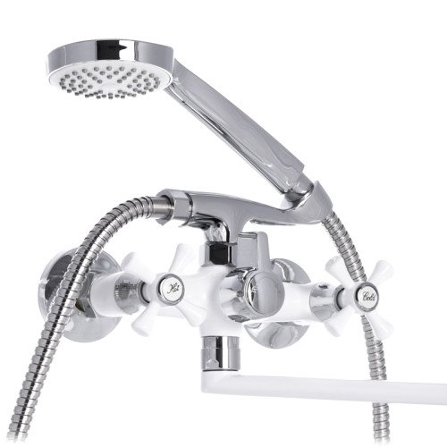 Змішувач для ванни Mixxus OMEGA 140 WHITE (MI2768)