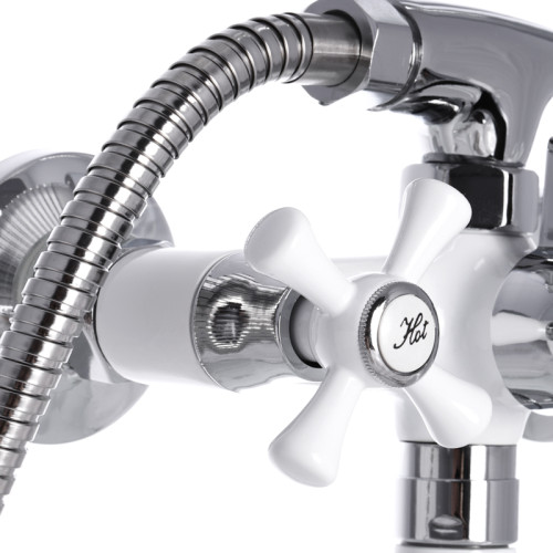 Змішувач для ванни Mixxus OMEGA 140 WHITE (MI2768)