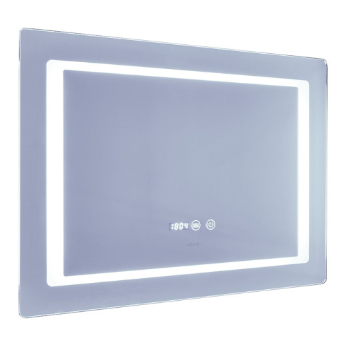 Дзеркало Mixxus Style MR03-70x50 (годинник, LED-підсвічування, антизапотівання) (MI6006)
