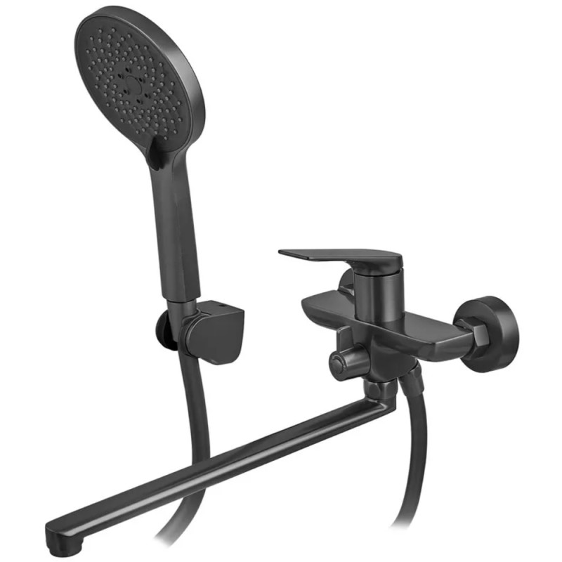 Змішувач для ванни Mixxus Premium DERBY 006 (EURO) BLACK (MI6602)