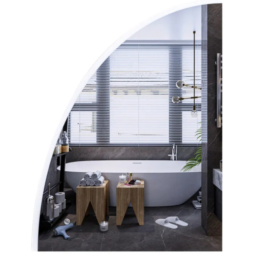 Зеркало MIXXUS PREMIUM TOPPER MS02-75x100 с LED Touch, Anti-fog, димером (3-6,5kK) (MP6634)
