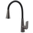 Змішувач для кухні Mixxus Premium Matis 011-T Graphite Refl.Black (Колір граф.+сил.вилив чорний) (MI8268)