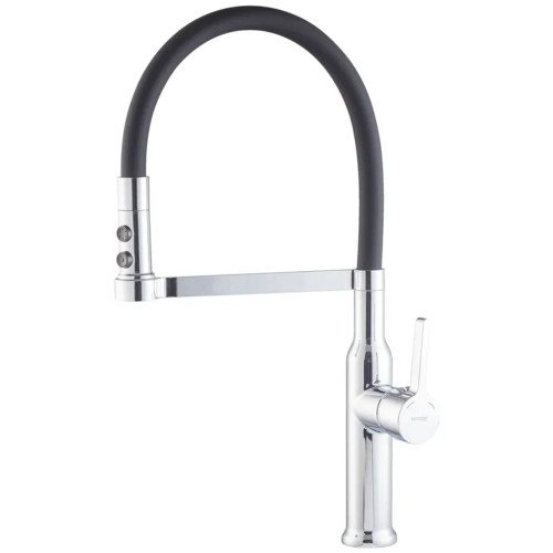 Змішувач для кухні Mixxus Premium PULL 017 REFL.BLACK (Колір хром+силік.вилив чорний) (MI8277) Змішувач для кухні Mixxus Premium PULL 017 REFL.BLACK (Колір хром+силік.вилив чорний) (MI8277)