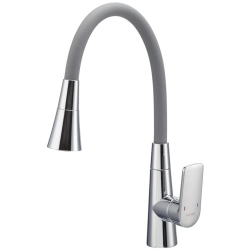 Змішувач для кухні Mixxus Premium Matis 011-T Refl.Gray (Колір хром+силік.злив сірий) (MI8267) Змішувач для кухні Mixxus Premium Matis 011-T Refl.Gray (Колір хром+силік.злив сірий) (MI8267)