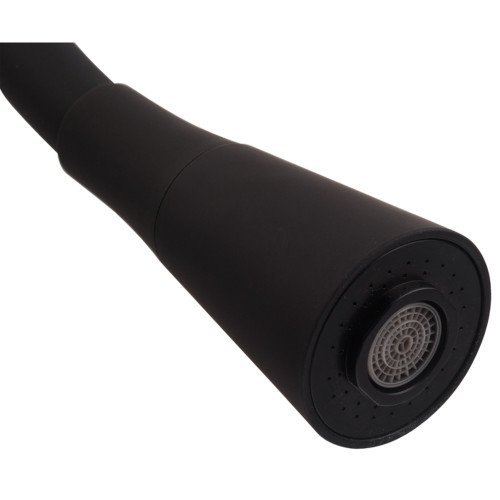 Змішувач для кухні Mixxus SEO-011-T Graphite Refl.Black із нерж.сталі SUS304 (Цв.графіт+сил.вилив чорний) (MI8434)