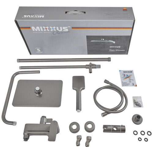 Душова колона із змішувачем Mixxus Premium DALI 009-J Graphite (MI6760)