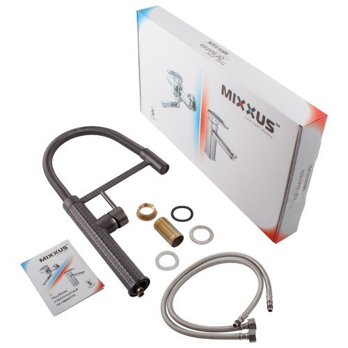 Смеситель для кухни Mixxus Premium Spark 017 GRAPHITE (MI6970)