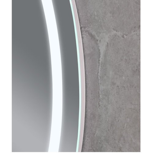 Дзеркало MIXXUS PLAIN MV02-50x70 із LED Touch, Anti-fog, димером, рег. яскравості, годинником (MI6010)