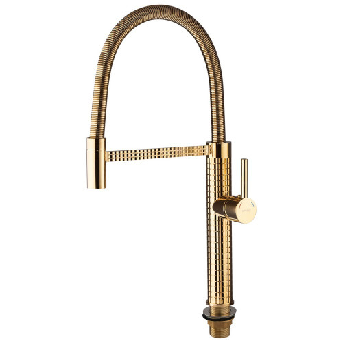 Смеситель для кухни Mixxus Premium Spark 017 GOLD (MI6972)