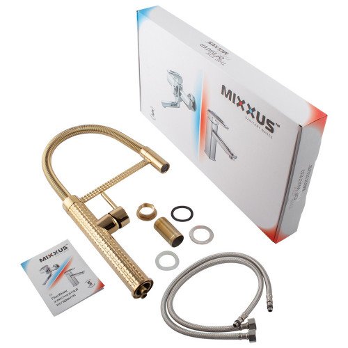 Змішувач для кухні Mixxus Premium Spark 017 GOLD (MI6972)