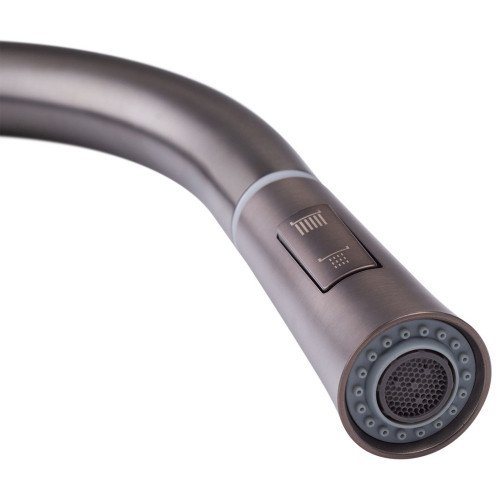 Змішувач для кухні з висувним виливом Mixxus Premium PULL 014 GRAPHITE (MI6959)