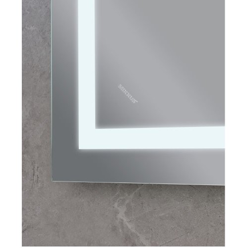 Дзеркало MIXXUS WARM MR12-90x70-REVERSE із LED Touch, Anti-fog, димером, рег. яскравості (MI6675)