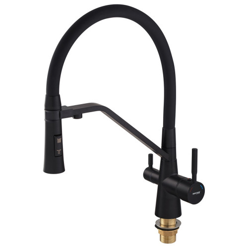 Смеситель для кухни Mixxus Premium Magnet 021 BLACK REFL.BLACK (MI6974)
