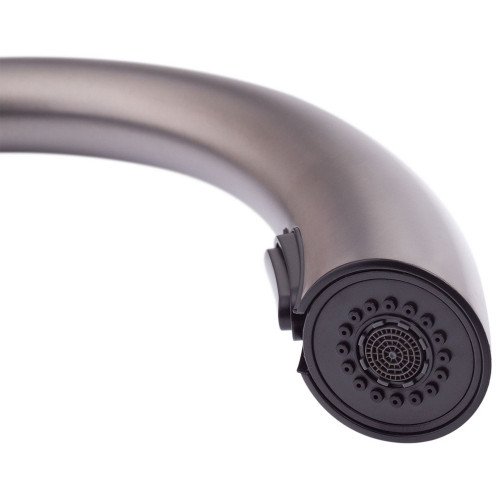 Змішувач для кухні з висувним виливом Mixxus Premium WARTA 014 GRAPHITE (MI6957)
