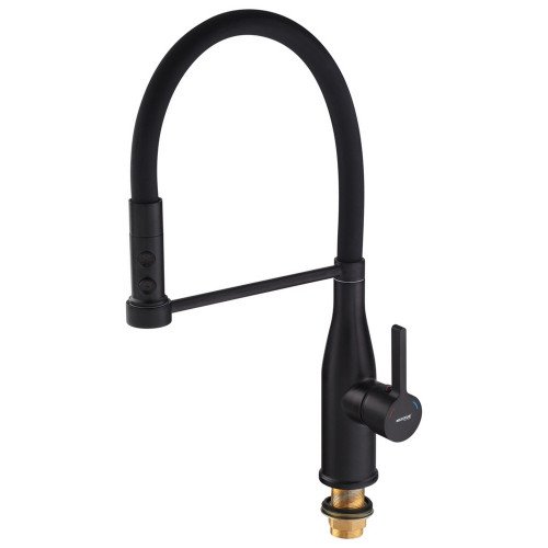 Змішувач для кухні Mixxus Premium Summer 017 BLACK REFL.BLACK (MI6961)