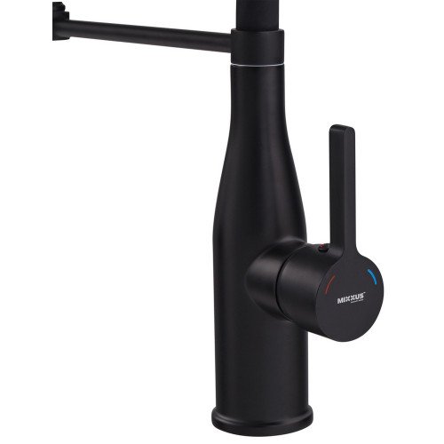 Змішувач для кухні Mixxus Premium Summer 017 BLACK REFL.BLACK (MI6961)
