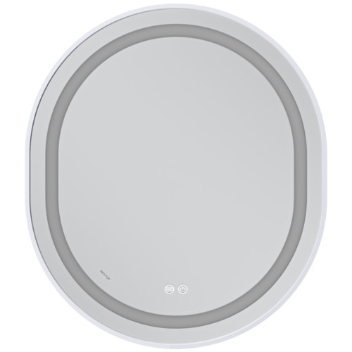 Дзеркало MIXXUS PREMIUM ELLIPSE MV05-80x70-REVERSE WHITE із LED Touch, Anti-fog, димером (3-6,5kK) (MP6645)