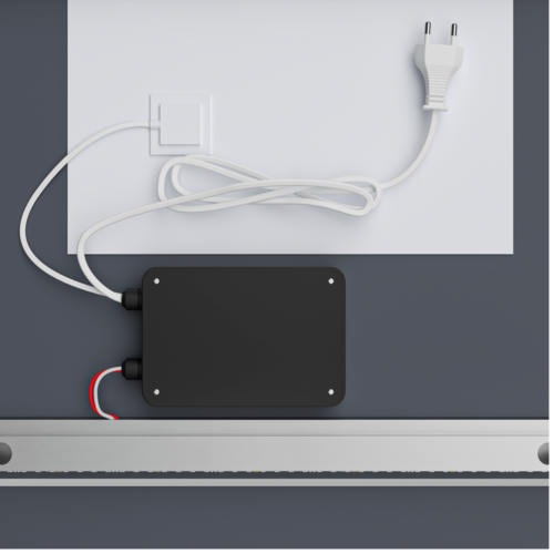 Дзеркало MIXXUS PREMIUM CUBIC MR14-70x50-REVERSE із LED Touch, Anti-fog, димером, реєстр. яскравості (MP6647)