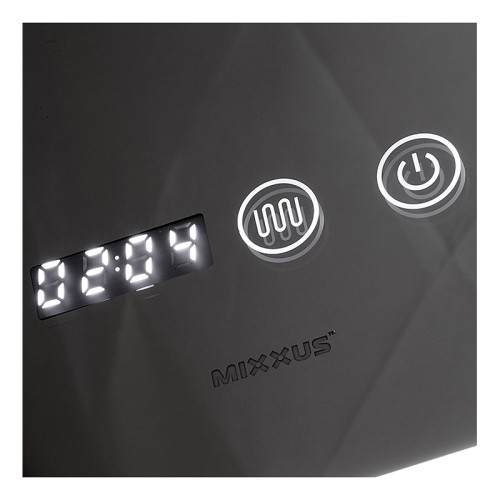 Дзеркало Mixxus Warm MR02-120x80 (годинник, LED-підсвічування, антизапотівання) (MI6001)