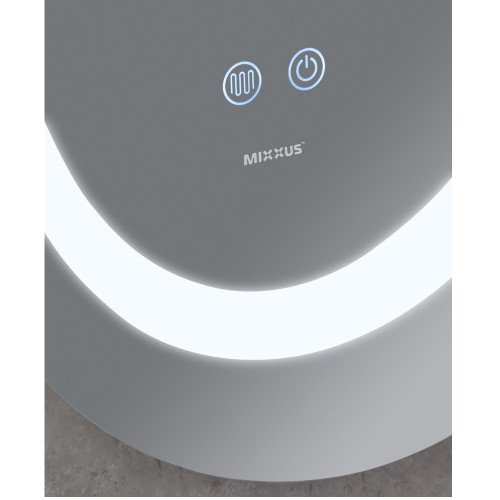 Дзеркало MIXXUS PLAIN MV03-50x70 із LED Touch, Anti-fog, димером, рег. яскравості (MI6664)