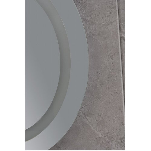 Дзеркало MIXXUS PLAIN MC02-80 із LED Touch, Anti-fog, димером, рег. яскравості, годинником (MI6931)