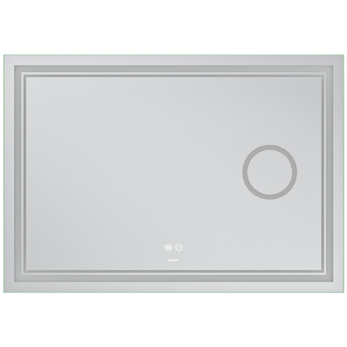 Дзеркало MIXXUS PREMIUM QUADRO MR20-100x70 із LED Touch, Anti-fog, димером, рег. яскравості, лінзою (MP6622)