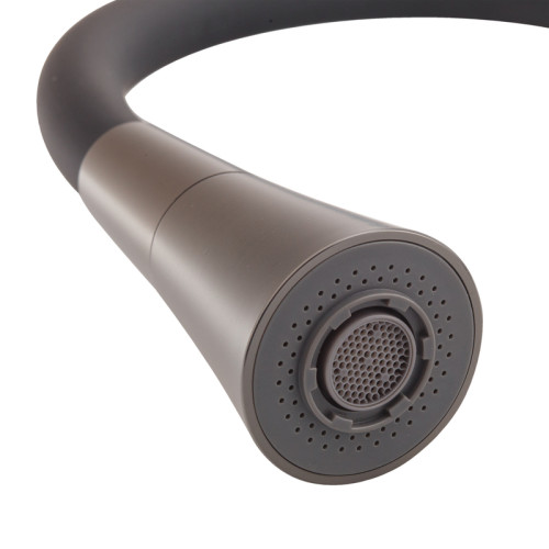 Змішувач для кухні Mixxus Premium Matis 011-T Graphite Refl.Black (Колір граф.+сил.вилив чорний) (MI8268)