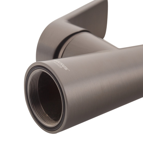 Змішувач для кухні Mixxus Premium Matis 011-T Graphite Refl.Black (Колір граф.+сил.вилив чорний) (MI8268)