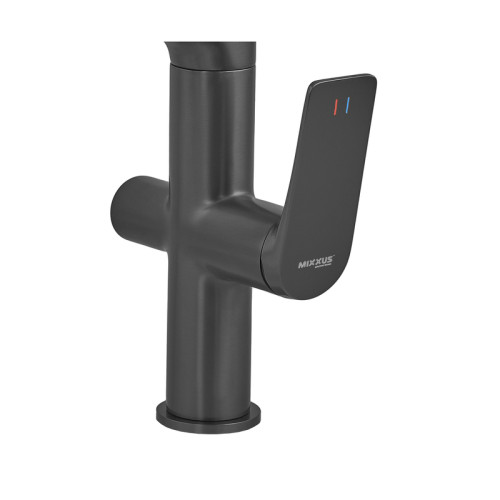 Змішувач для кухні Mixxus Premium DERBY 021 BLACK REFL.BLACK з виходом для питної води (MI6606)