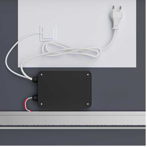 Дзеркало MIXXUS PREMIUM CUBIC MR14-80x60-REVERSE із LED Touch, Anti-fog, димером, рег. яскравості (MP6648)