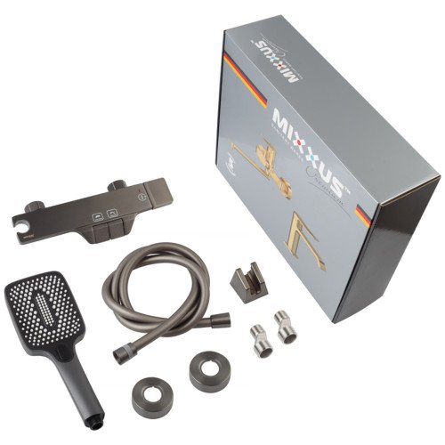 Змішувач для ванни MIXXUS PREMIUM TERRA 009 GRAPHITE (колір графіт) (MI8384)