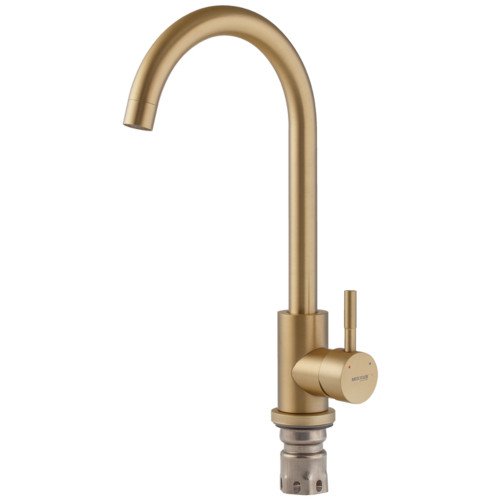 Смеситель для кухни Mixxus SUS-011 Brushed Gold из нерж.стали SUS304 (Цвет матовое золото) (MI8435)