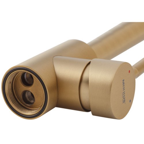 Змішувач для кухні Mixxus SUS-011 Brushed Gold з нерж.сталі SUS304 (Колір матове золото) (MI8435)