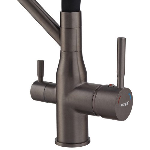 Смеситель для кухни Mixxus Premium Gravity 021 GRAPHITE REFL.BLACK (MI6979)