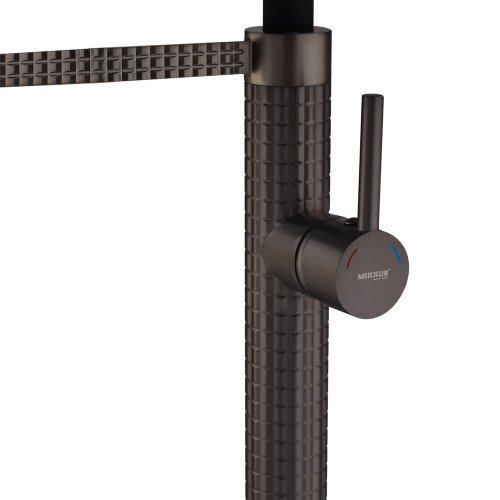 Смеситель для кухни Mixxus Premium Oliwer 017 GRAPHITE REFL.BLACK (MI6967)