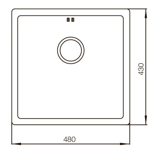 Мийка Mixxus MX4843-220x1.0-SATIN (MX0556)