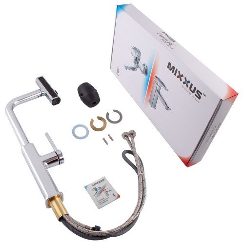 Змішувач для кухні з висувним виливом Mixxus Premium HAMMER 014 (MI6953)