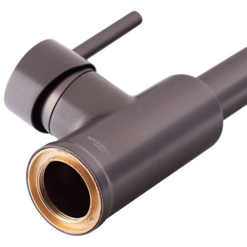 Змішувач для кухні з виливом пружина Mixxus Premium SPRING 017 GRAPHITE (MI6952)