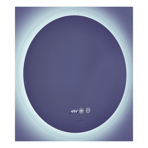 Дзеркало Mixxus Plain MC10-60 (годинник, LED-підсвічування, антизапотівання) (MI6013)
