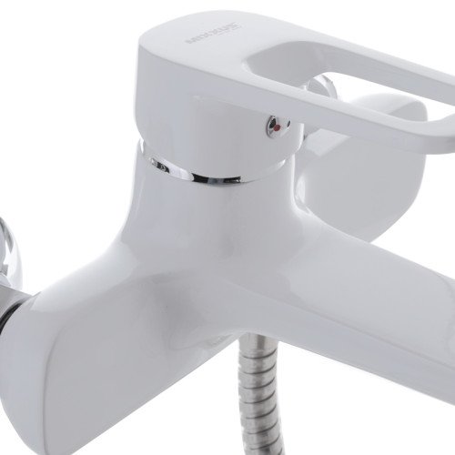Змішувач для ванни з коротким зливом Mixxus NEVADA 009 EURO Білий (MI5800)