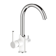 Кухонний змішувач з підключенням до фільтра Mixxus PREMIUM EDEM 021 (WHITE) (MI5924)