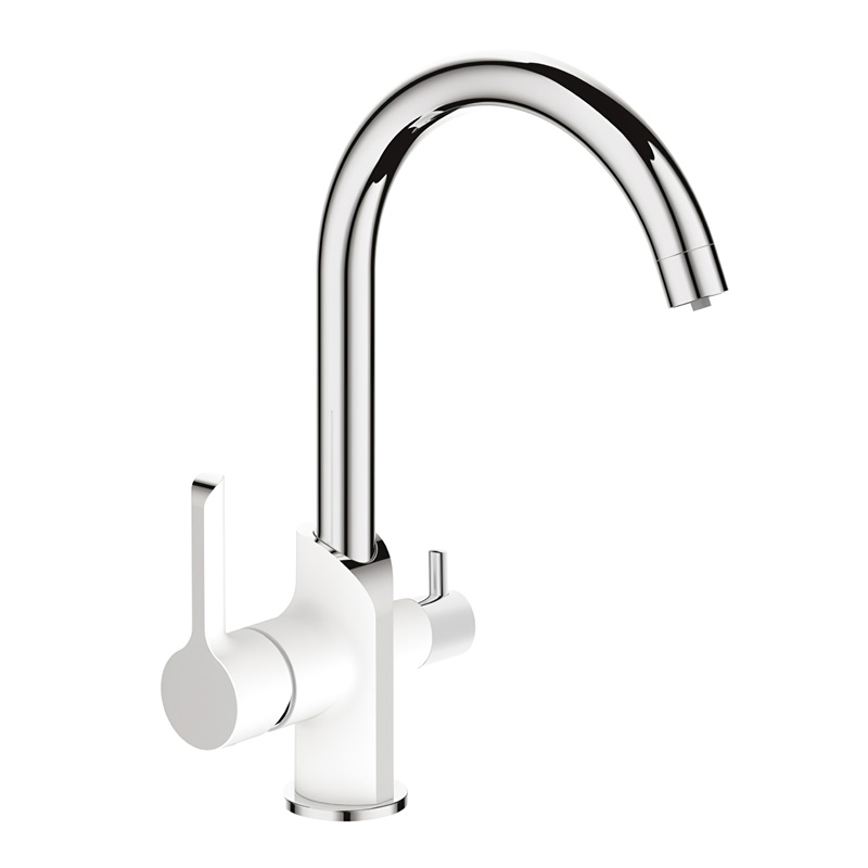Кухонний змішувач з підключенням до фільтра Mixxus PREMIUM EDEM 021 (WHITE) (MI5924)