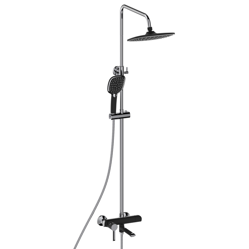 Душова колона із змішувачем Mixxus PREMIUM EDEM 009-J (BLACK) (MI5842)