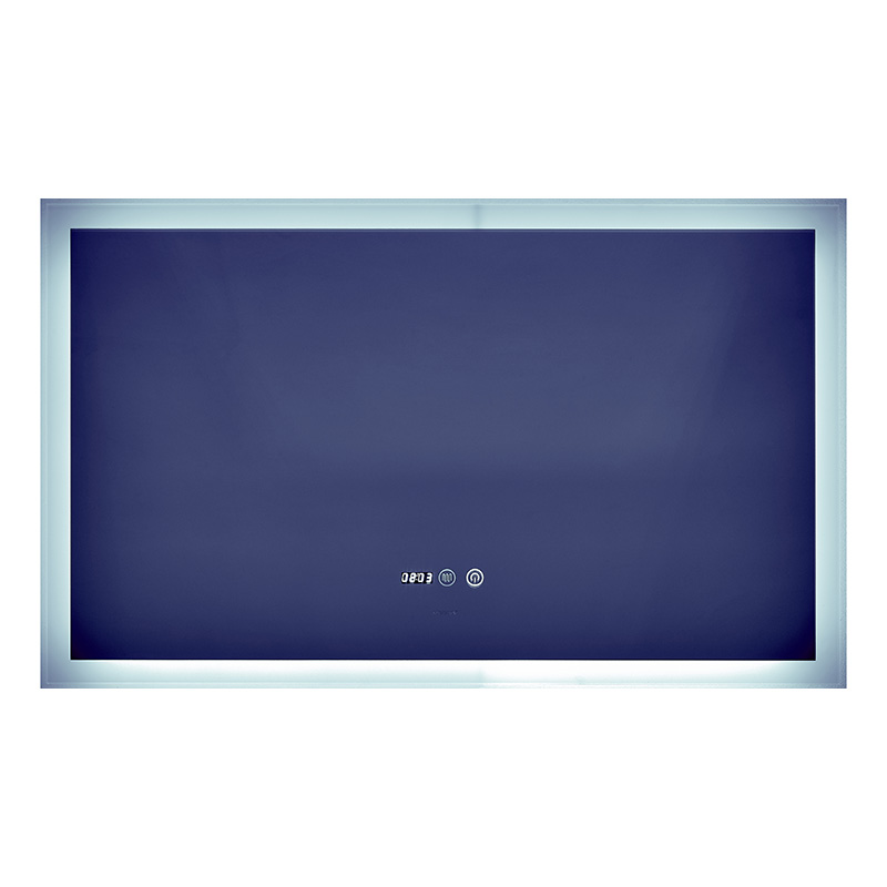 Дзеркало Mixxus Flat MR04-100x60 (годинник, LED-підсвічування, антизапотівання) (MI6008)