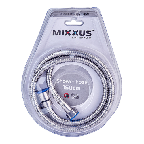 Шланг для душу Mixxus Shower hose-SUS-150cm з нерж. сталі SUS304 (MI6053) Шланг для душу Mixxus Shower hose-SUS-150cm з нерж. сталі SUS304 (MI6053)