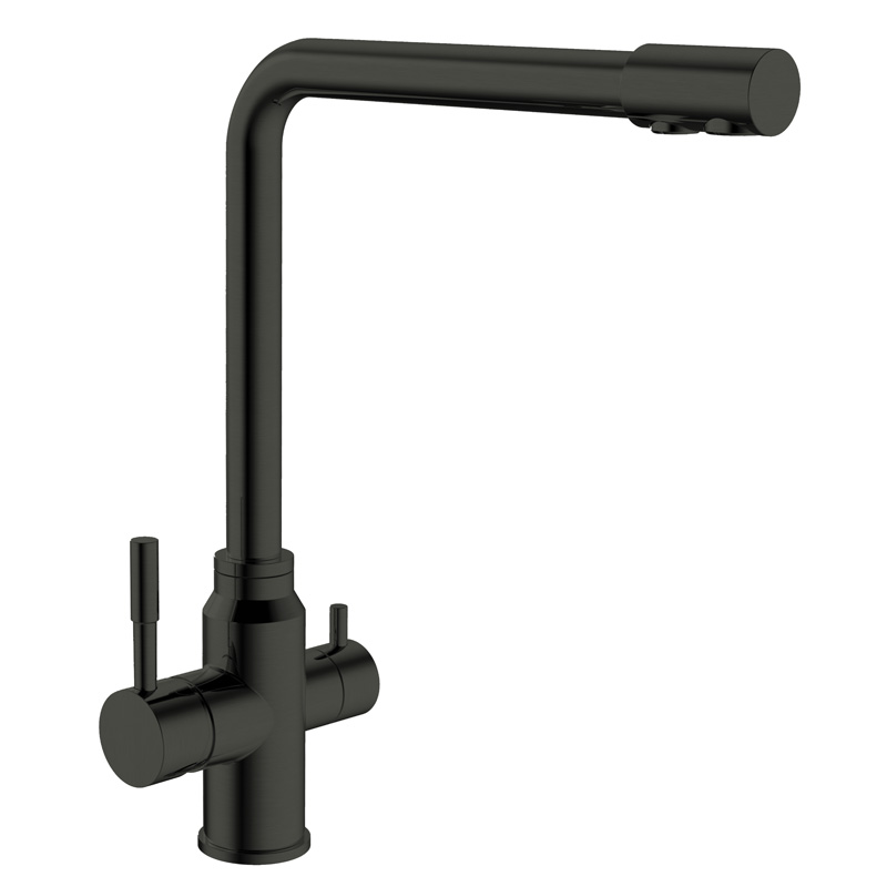 Змішувач для кухні з підключенням до фільтра Mixxus SUS-021 BLACK (MI5861)