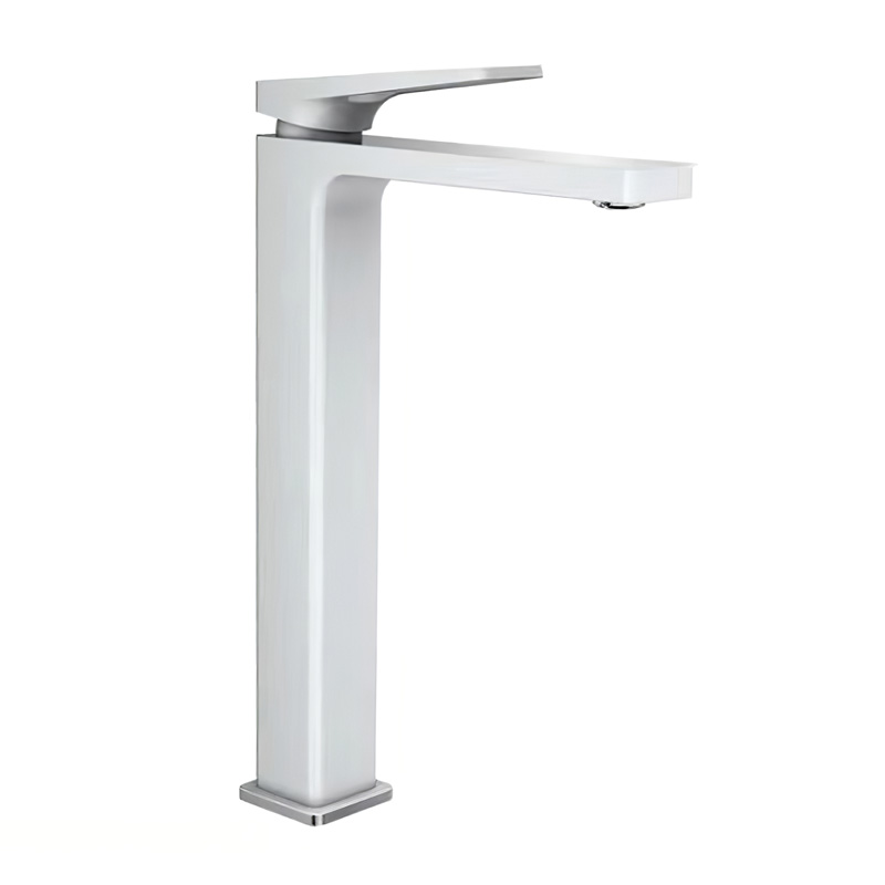 Змішувач для умивальника Mixxus PREMIUM GROG 001 HIGH (WHITE) (MI5941)