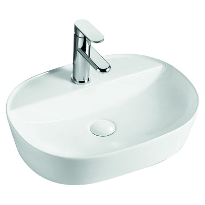 Умивальник накладний керамічний Mixxus Premium Ellipse-0201 505x385x120mm (MP6482)